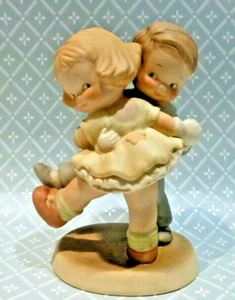 Attwell Memories Of Yesterday "We's Happy! How's Yourself?" Bisque Figurine - Picture 1 of 11