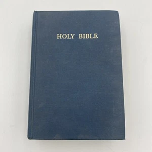 Vintage KJV HOLY BIBLE Self Pronouncing New Topaz Standard HC Oxford Press - Picture 1 of 5