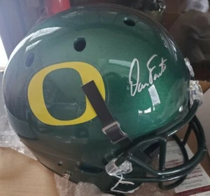 Nice Oregon Ducks Dan Fouts Autographed Replica Schutt Full Size Helmet JSA COA - Picture 1 of 4