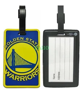 NBA Golden State Warriors Soft Luggage Bag Tags /Gym bag / Golf bag - Picture 1 of 2