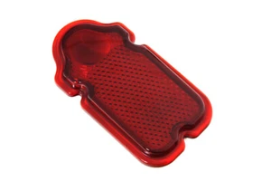 Lente de lámpara trasera de lápida de vidrio rojo para Harley FL Panhead 1947-1954 68090-47 - Imagen 1 de 4