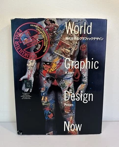 World Graphic Design Now Posters Printed In Japan Rare First Edition Hardback  - Imagen 1 de 24