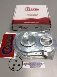 Cloyes 9-231 BIG BLOCK Chevy Quick Button Adjustable Aluminum Timing Cover - Picture 1 of 5
