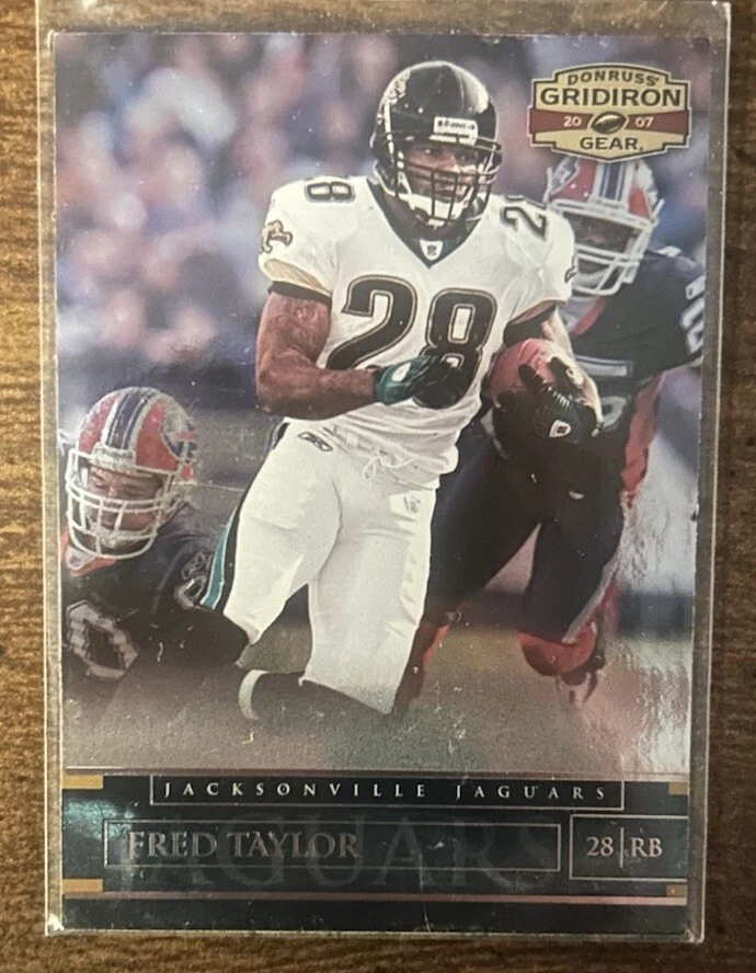 2007 Donruss Gridiron Gear #84 Fred Taylor Jacksonville Jaguars Football Card - Image 1 of 2