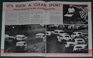 1966 STOCK CAR RACING in the MARITIMES magazine article, info, photos - Bild 1 von 3