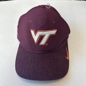 Nike Dri-Fit Virginia Tech Cappello/Berretto Strapback Adj O/S Classic 99 Swoosh Hokies - Foto 1 di 2