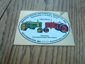 2012 Mason Dixon Historical Society Armaturenbrett Plakette - 50. Jahr - Bild 1 von 1