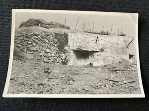 RARA Foto Original de la Batalla de Węgierska Górka Búnker con Casca 1939 Segunda Guerra Mundial - Imagen 1 de 7