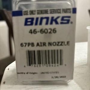 BINKS 46-6026 / 466026 (NEW NO BOX) - Picture 1 of 2