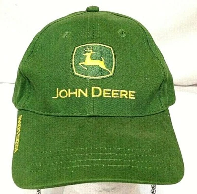 John Deere Owners Edition 棒球帽绿色刺绣标志 — 第 1/4 张图片