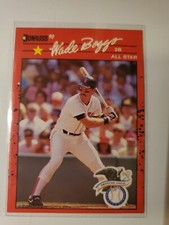 1990 Donruss Baseball Card #712 Wade Boggs All-Star Error No TM and No Period