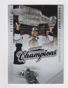 2010-11 Panini Certified STANLEY CUP CHAMPIONS PATRICK SHARP 177/500 Blackhawks - Bild 1 von 2
