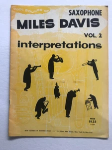 Cancionero de saxofón 1955 millas Davis Interpretations vol 2 - Imagen 1 de 1