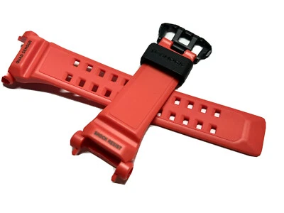 Подлинный сменный ремешок Casio для G SHOCK GRB200-1A9 GRB200 ОРАНЖЕВЫЙ/КРАСНЫЙ РЕМЕШОК ** - Изображение 1 из 4