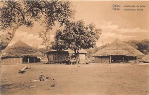 Guinea Bissau - GEBA - Fula dwellings - Publ. unknown - Picture 1 of 2