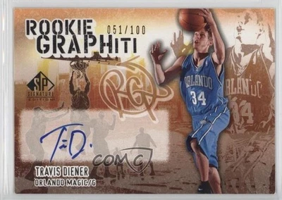 2005-06 SP Signature Edition Rookie GRAPHiti /100 Travis Diener #RG-TD Auto RC - Image 1 of 2