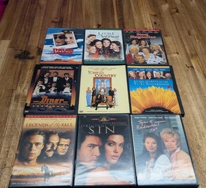 Classic Movie Bundle - Lot Of 9 Drama And Melodrama Movies From The 80s And 90s - Picture 1 of 3