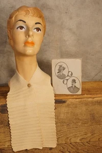 Antique 1900's 1910's NOS Fine Knitted Muffler Clothing in Original Box Size 14 - Picture 1 of 6