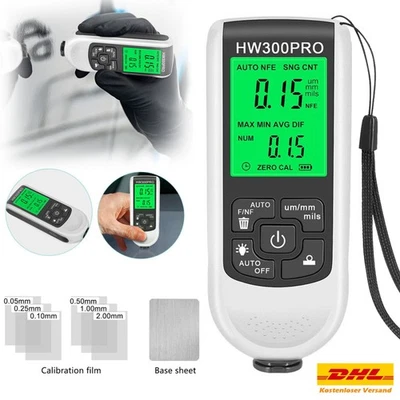 Schichtdickenmessgerät für Auto Lackmesser Lackprüfer Lacktester Lackschichten. - Bild 1 von 4