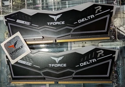 Team Group T-Force Delta RGB 64GB (2 x 32GB) 288-Pin PC RAM DDR5 6000 PC5 48000 - Image 1 of 4