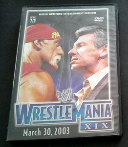 WWE Wrestlemania 19 XIX 2-DVD Disc Boxed Set (2003) Hulk Hogan McMahon Rock - Picture 1 of 2
