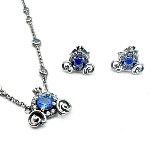 COACH Set collana e orecchini Pandora Disney Cenerentola la zucca allenatore collier