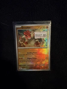Groudon (Poke Ball Pattern Holo) 049/131 Pokémon Prismatic Evolutions (Holo) NM - Picture 1 of 1