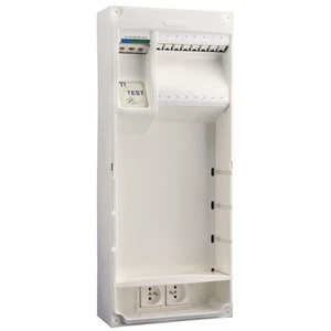 Coffret de communication Grade 3 équipé DTI + 8 prises RJ45 + repartiteur TV co - Photo 1/1