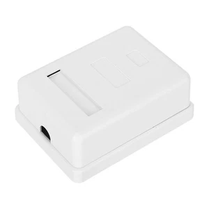 2 Stücke RJ45-8P8C CAT6 Single Port Netzwerke Verdrahtung Oberfläche Montiert - Bild 1 von 10