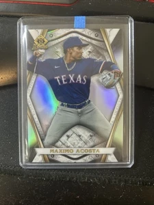 2022 Bowman Invicta Maximo Acosta Refractor Texas Rangers U - Picture 1 of 1