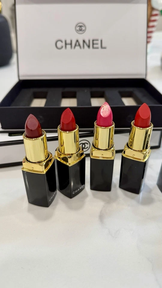Chanel Rouge Allure Mini Lápiz Labial Set 4 Tonos Rojo Intenso Foto 1 de 4