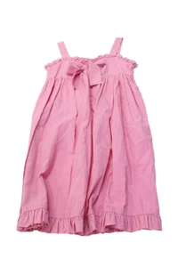 Il Gufo Girls Cotton Sweetheart Neckline Gingham Printed Short Dress Red Size 8 - Picture 1 of 3