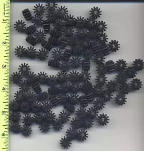 LEGO x 100 Black Technic, Gear 12 Tooth Double Bevel NEW bulk lot - Picture 1 of 1