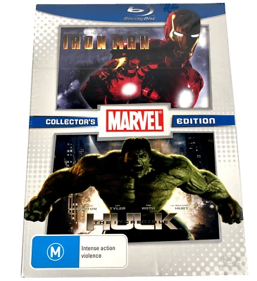 Marvel Collector's Edition Blu-ray (2008) Hulk/Iron Man Reg B Brand New & Sealed - Image 1 of 4