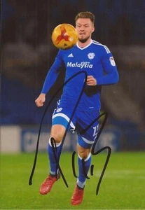 CARDIFF: ANTHONY PILKINGTON SIGNED 6x4 ACTION PHOTO+COA - Picture 1 of 1