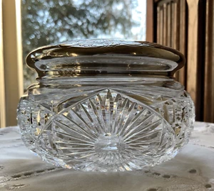 Gorham Sterling Hope Glass Works American Brilliant Sunburst Dresser Box c. 1900 - Picture 1 of 21