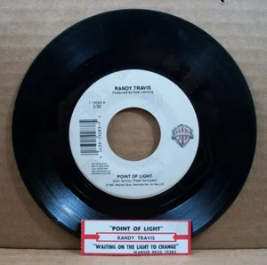 Randy Travis - Point Of Light/Waiting On The Light To Change (45 RPM, 1991,..... - Picture 1 of 6