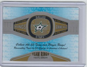 13/14 OPC Dallas Stars Team Rings card #R-9