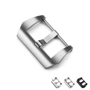 18 20 22 24 26MM ACERO INOXIDABLE CEPILLADO TORNILLO EN HEBILLA PARA RELOJ PANERAI - Imagen 1 de 11