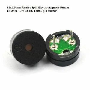 Zumbador electromagnético dividido pasivo 1,5 V-3 V HC-12065 12x6,5 mm 16 ohmios - Imagen 1 de 4