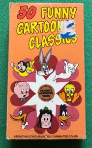 Bugs Bunny & Friends 50 Funny Cartoon Classics VHS 1989 6 hour Looney Tunes - Picture 1 of 2