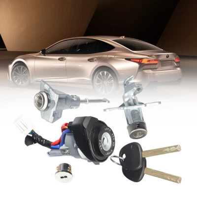 Kit de cerradura completa de cilindro de encendido y cerradura de puerta para Hyundai Sonata 2015-2019 Foto 1 de 4