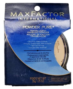 NEW Max Factor POWDER PURE TRANSLUCENT FINISHING Powder-101 Translucent LIGHT - Picture 1 of 2