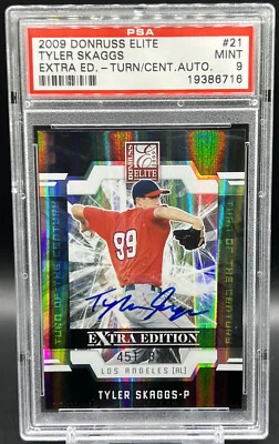 Elite Turn/Century Tyler Skaggs 451/820 2009 PSA 9 *Low Pop* Angels automático radiocontrol Foto 1 de 4