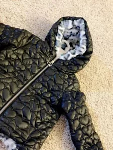 $85 Retail Price Brand New Beautiful BCX Girl REVERSIBLE BLACK Jacket - SIZE 2T - Picture 1 of 7