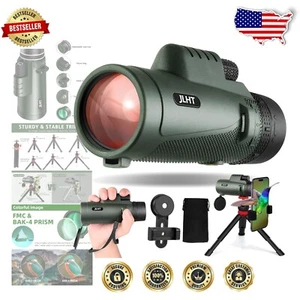 40X60 High Power Monocular with Smartphone Adapter - Perfect for Bird Watching - Picture 1 of 9