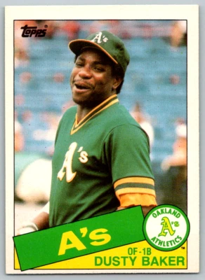 1985 Topps Traded Dusty Baker #4T - Image 1 of 2