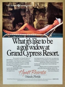 1989 Hyatt Regency Grand Cypress Resort vintage print Ad - Picture 1 of 1