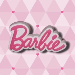 Barbie Movie Pink Logo Mattel Official 2023 Authentic 3D Shoe Charm For Crocs  - Picture 1 of 3