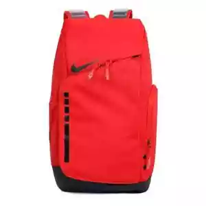 (NEW) Nike Hoops Elite Basketball Backpack - Red - Picture 1 of 5